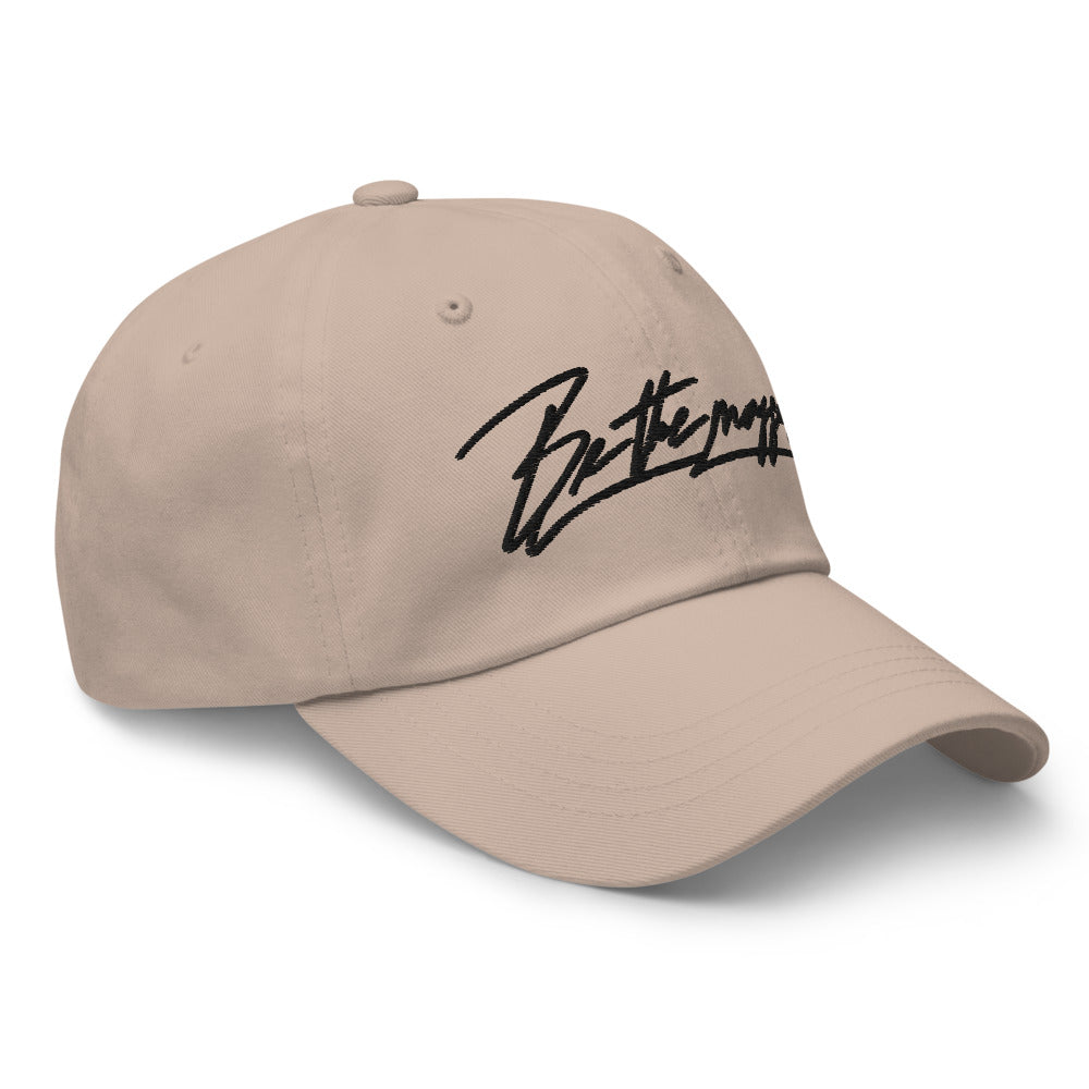 Be the mogger dad hat, Stone, right side