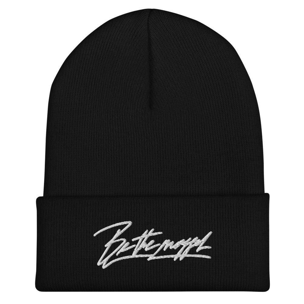Be The Mogger cuffed beanie, Black