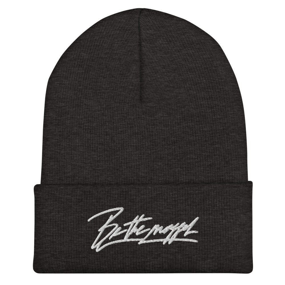 Be The Mogger cuffed beanie, Dark Grey