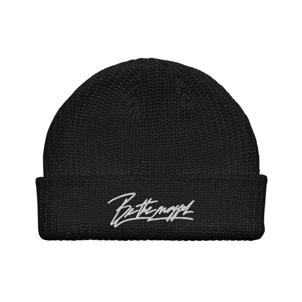 Be The Mogger fisherman beanie, Black
