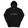 Don't be the friend hoodie, Black, front