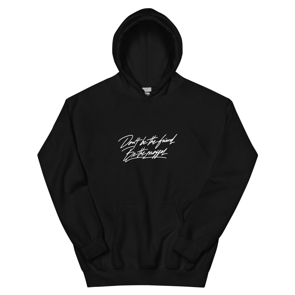 Signature hoodie, Black, front