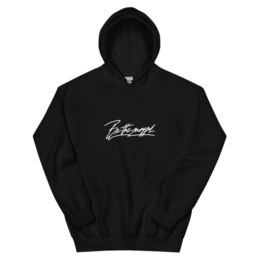 Be the mogger hoodie, Black, front