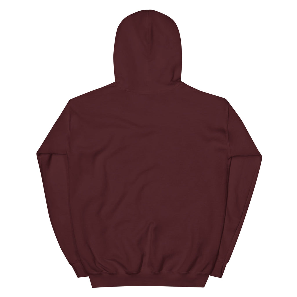 Be the mogger hoodie, Maroon, back