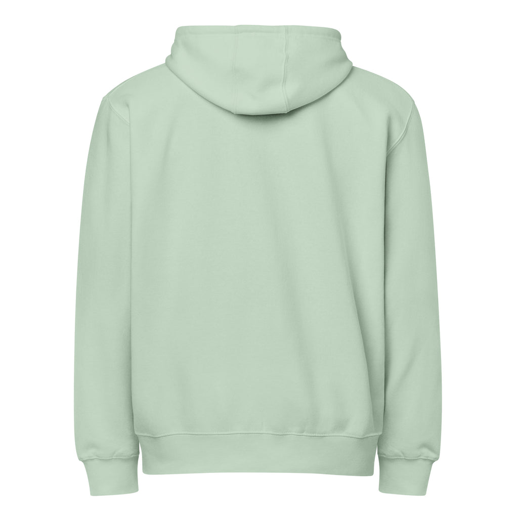 Be the mogger zip hoodie, Seafoam, back